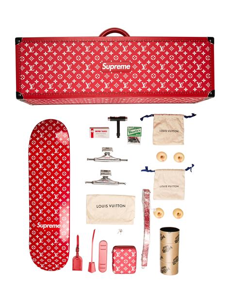 lv skate deck|Louis Vuitton x Supreme Monogram Skate Deck and .